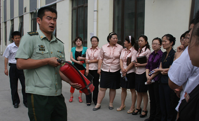 2012年消防官兵培训全体员工
